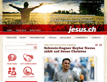 Tablet Screenshot of jesus.ch